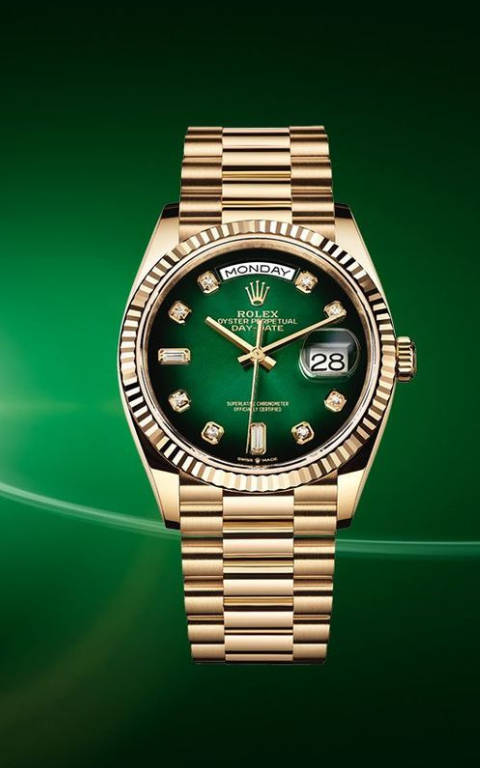 Rolex jublie chain truetone white dial