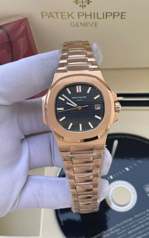 Patek Philippe with golden dial